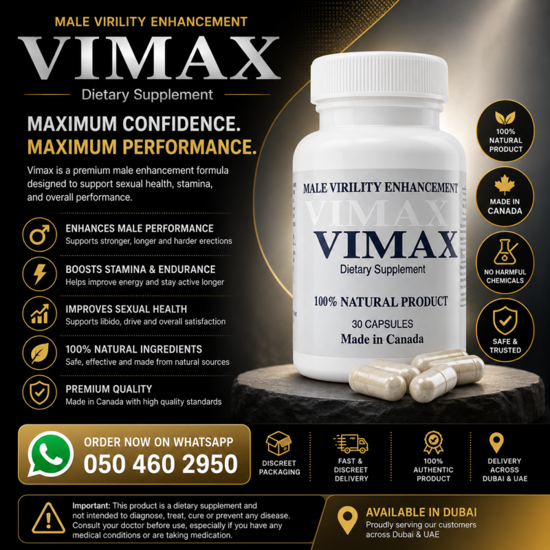 Vimax Dietary Supplement Made In Canada
