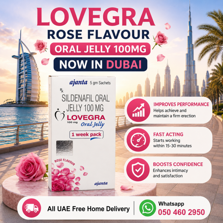 Lovegra Rose Flavour Oral Jelly 100mg Now In Dubai At Best Price