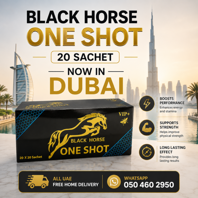 Black Horse One Shot 20 Sachet Now In Dubai At Best Price