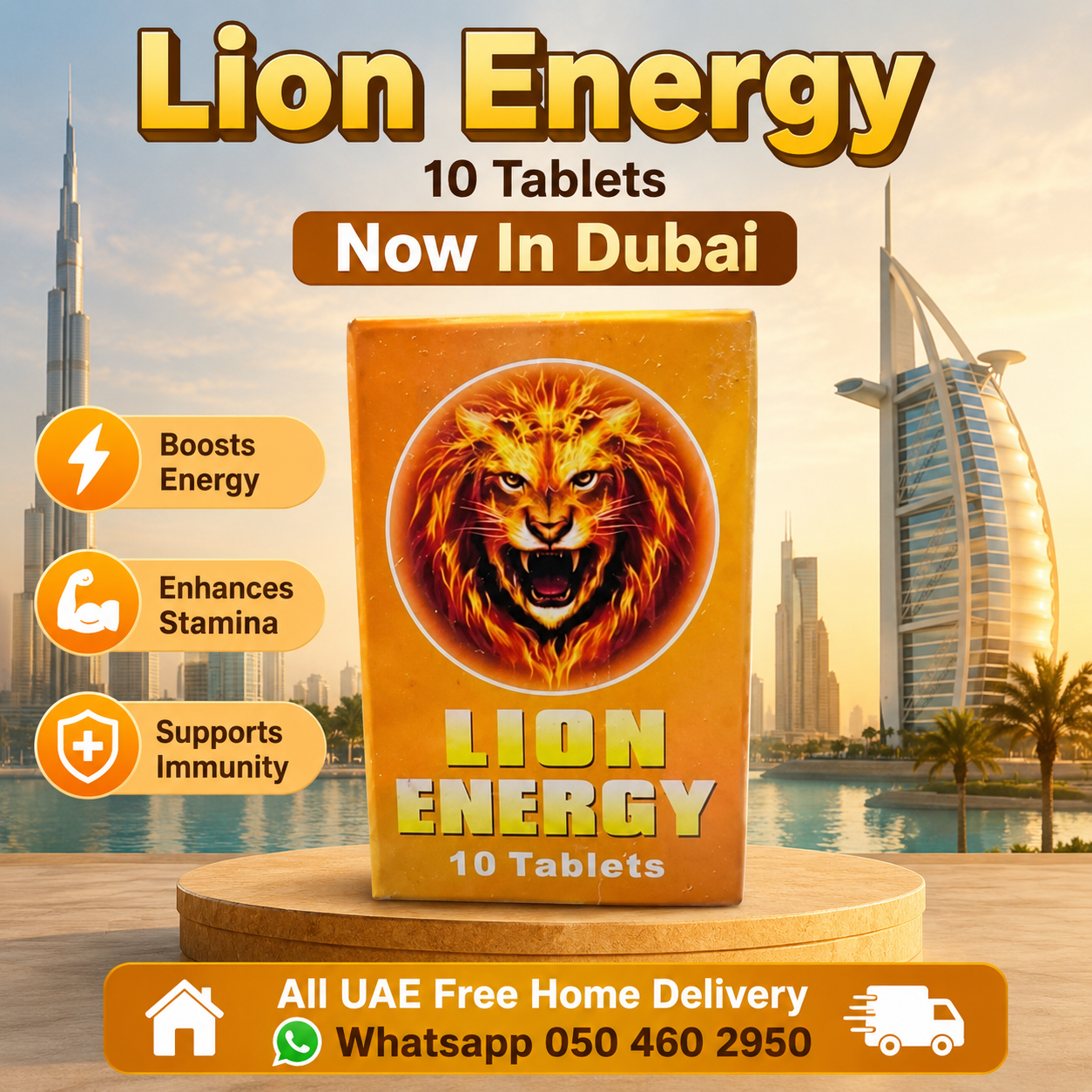Lion Energy 10 Tablets Now In Dubai At Best Price Lion Energy 10 Tablets Now In Dubai At Best Price