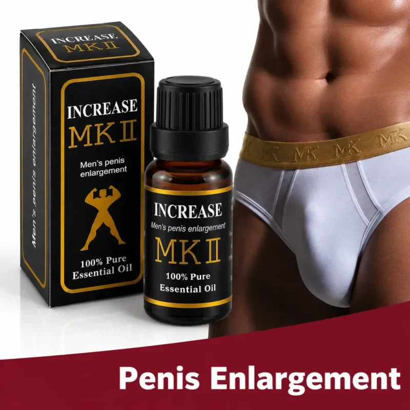 MK || Men Penis Enlargement Oil Black Black
