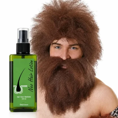 Neo Hair Lotion Green Wealth With Derma Roller